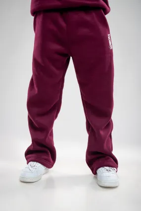 Kids Cosy Pants - Claret