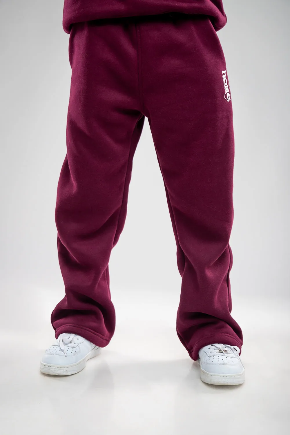 Kids Cosy Pants - Claret