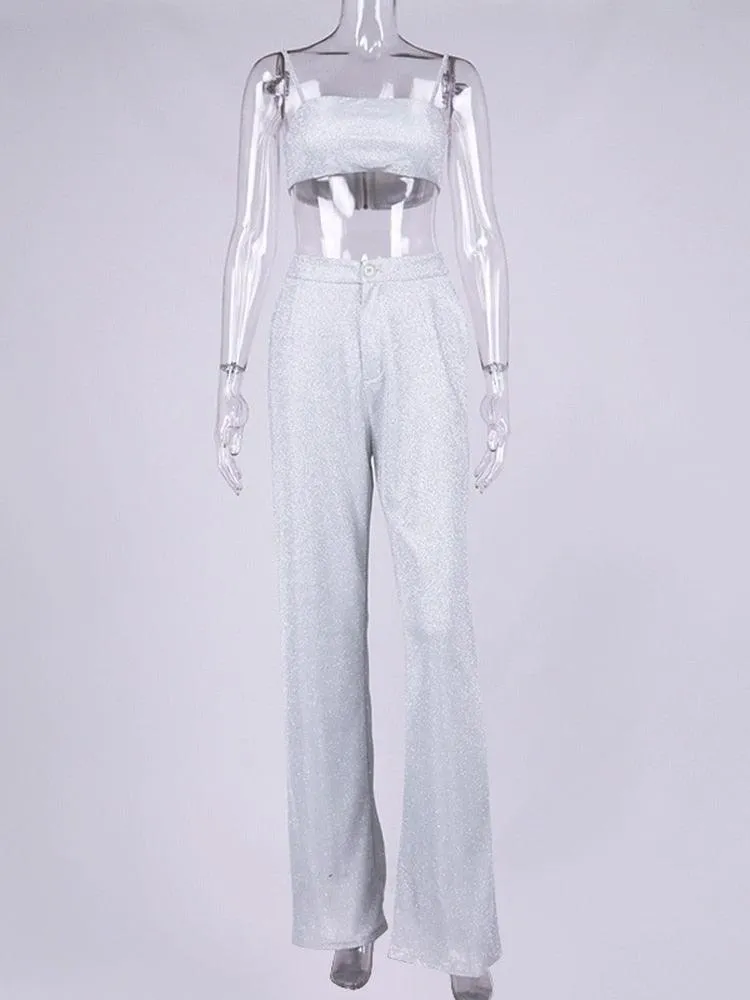 KittenAlarm - Althea Glitter Pants Set