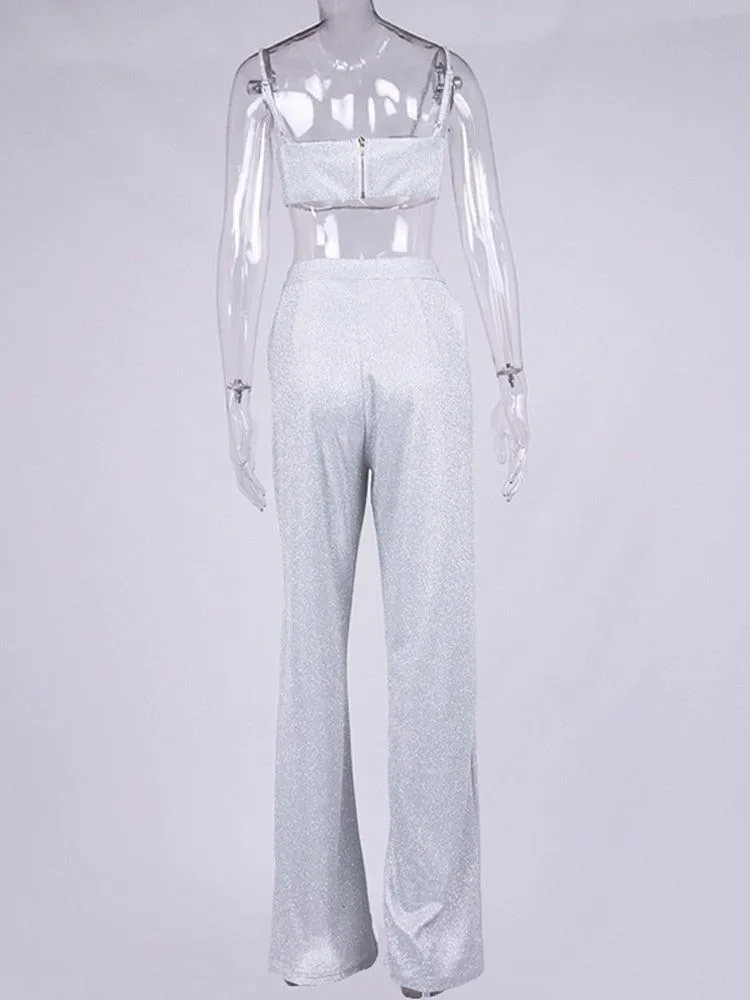 KittenAlarm - Althea Glitter Pants Set