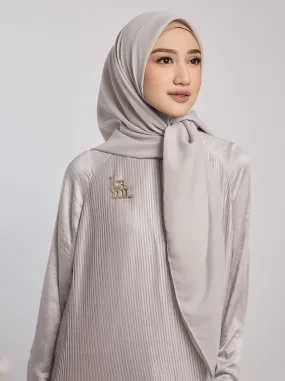 LIGHT VOILE SCARF PLAIN GRAY MIST