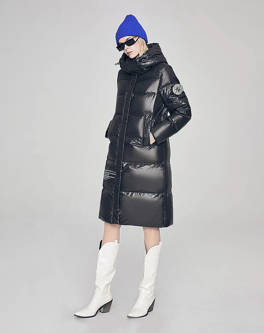 ♀Logo Design Down Coat