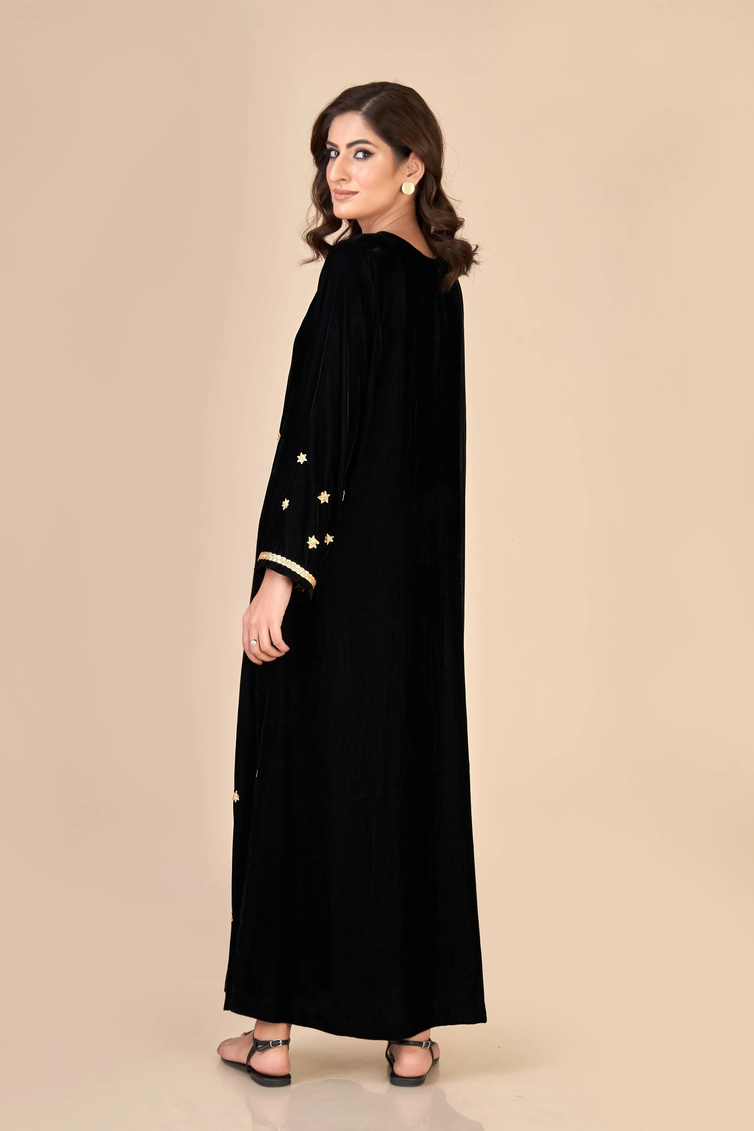 LONG DRESS (EMBROIDERED) W24-F40