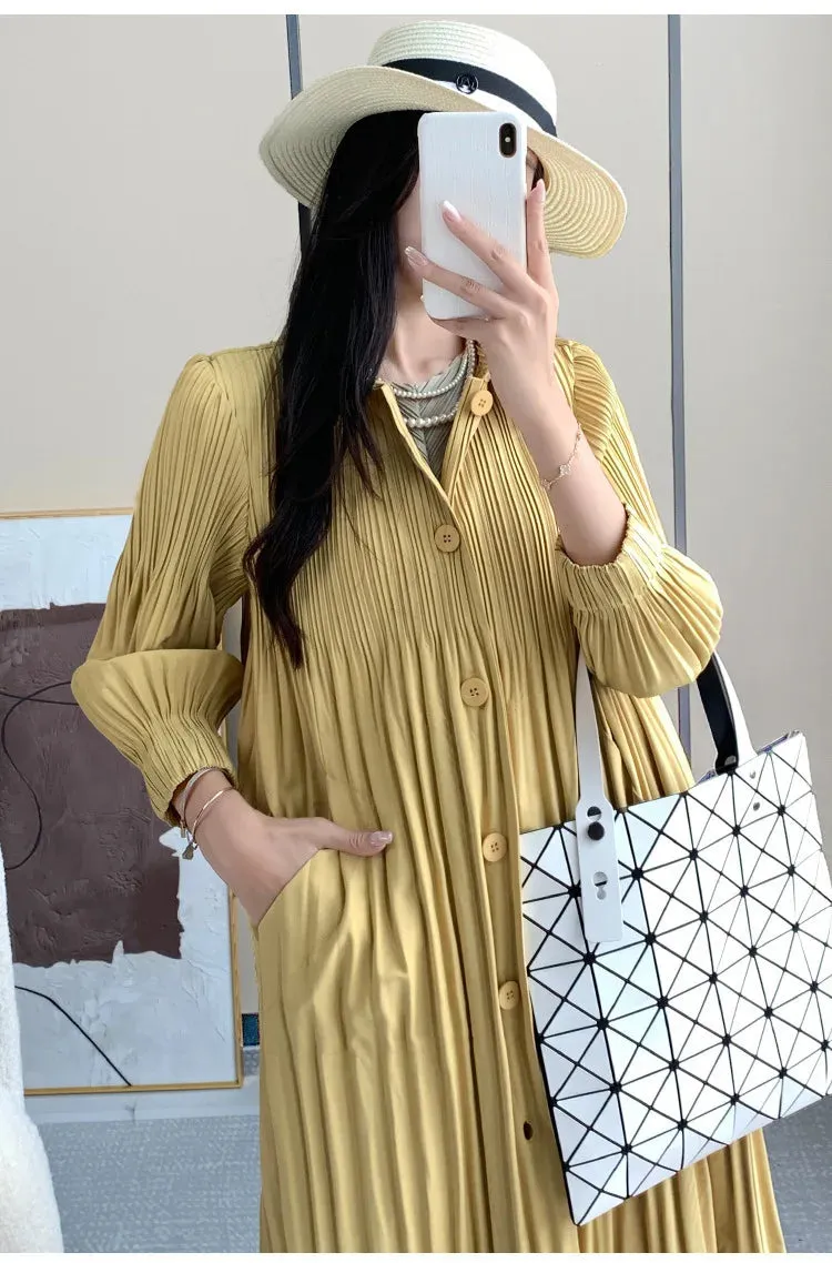 Luxury Truly Pleated Comfortable Coat
