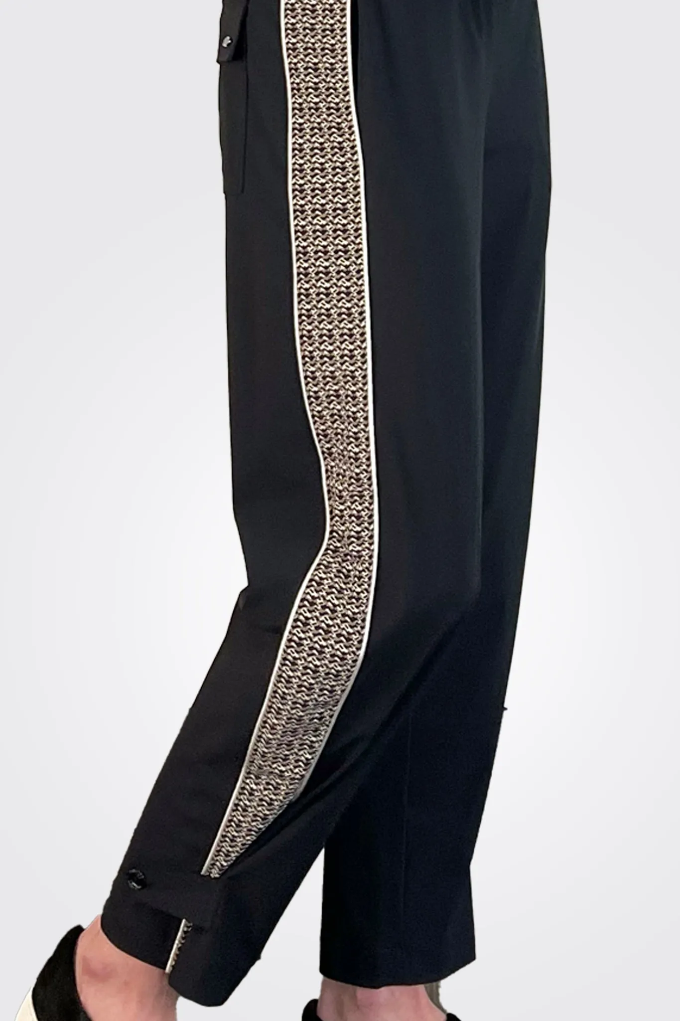 Lyndon Pants - Black Tweed