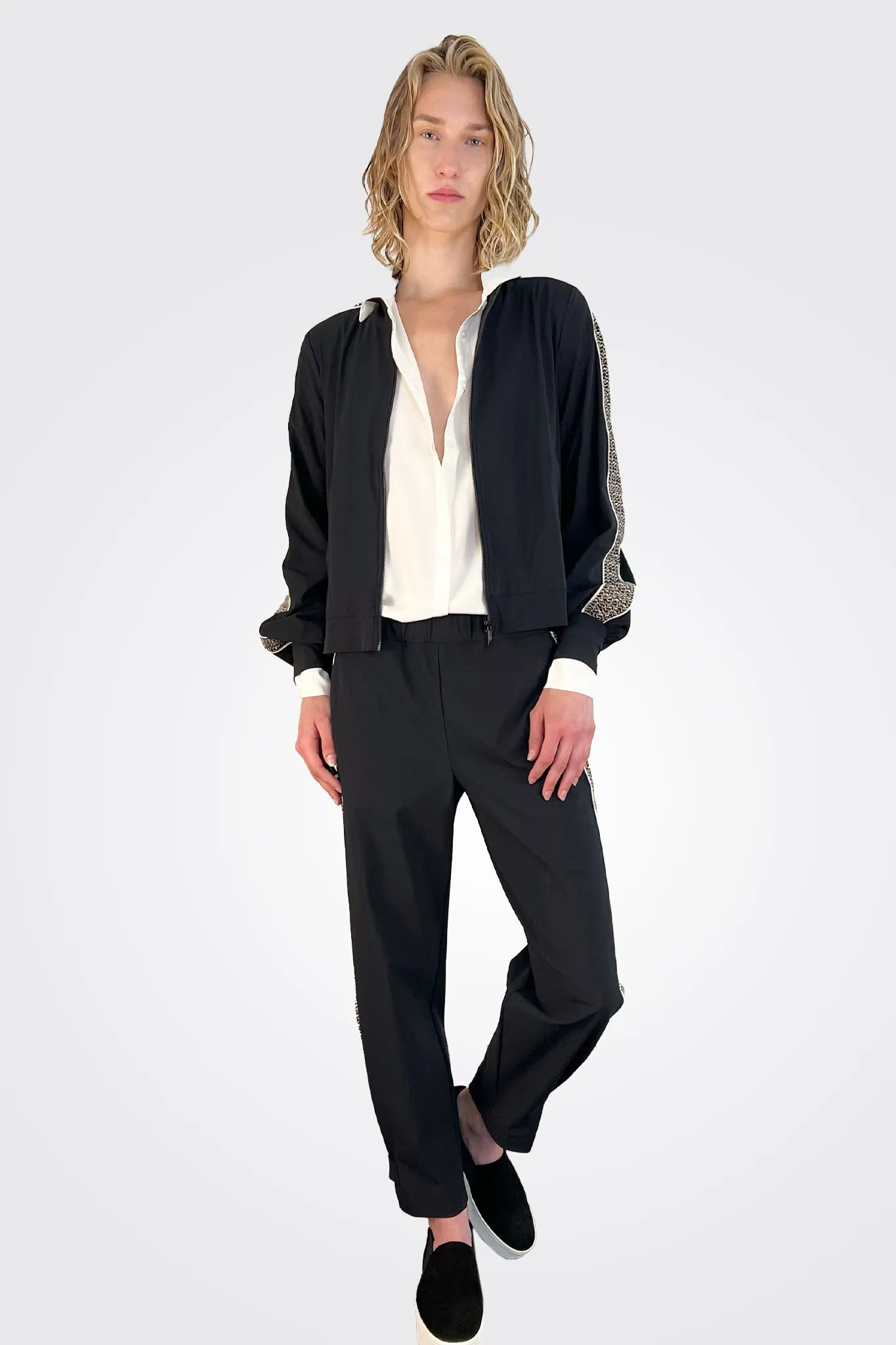 Lyndon Pants - Black Tweed