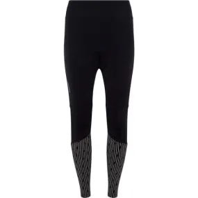 Madison Stellar padded women's reflective thermal tights with DWR; black - size 14