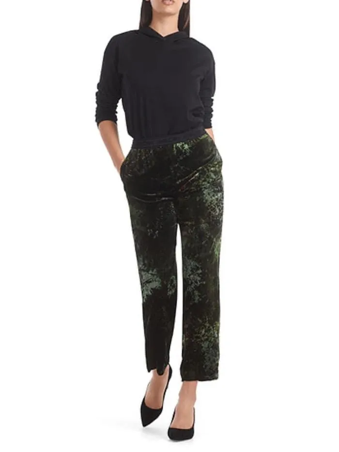 Marc Cain Collections Printed Velvet Trousers RC 81.55 W27 COL 503