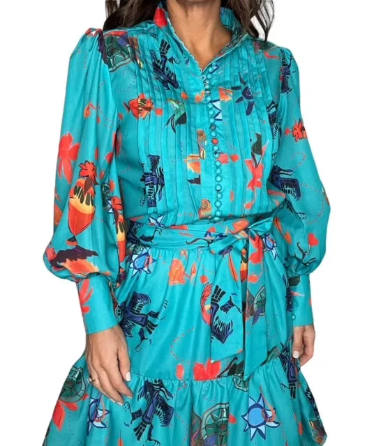 Mayan Ruffle Maxi Skirt - 2 color options