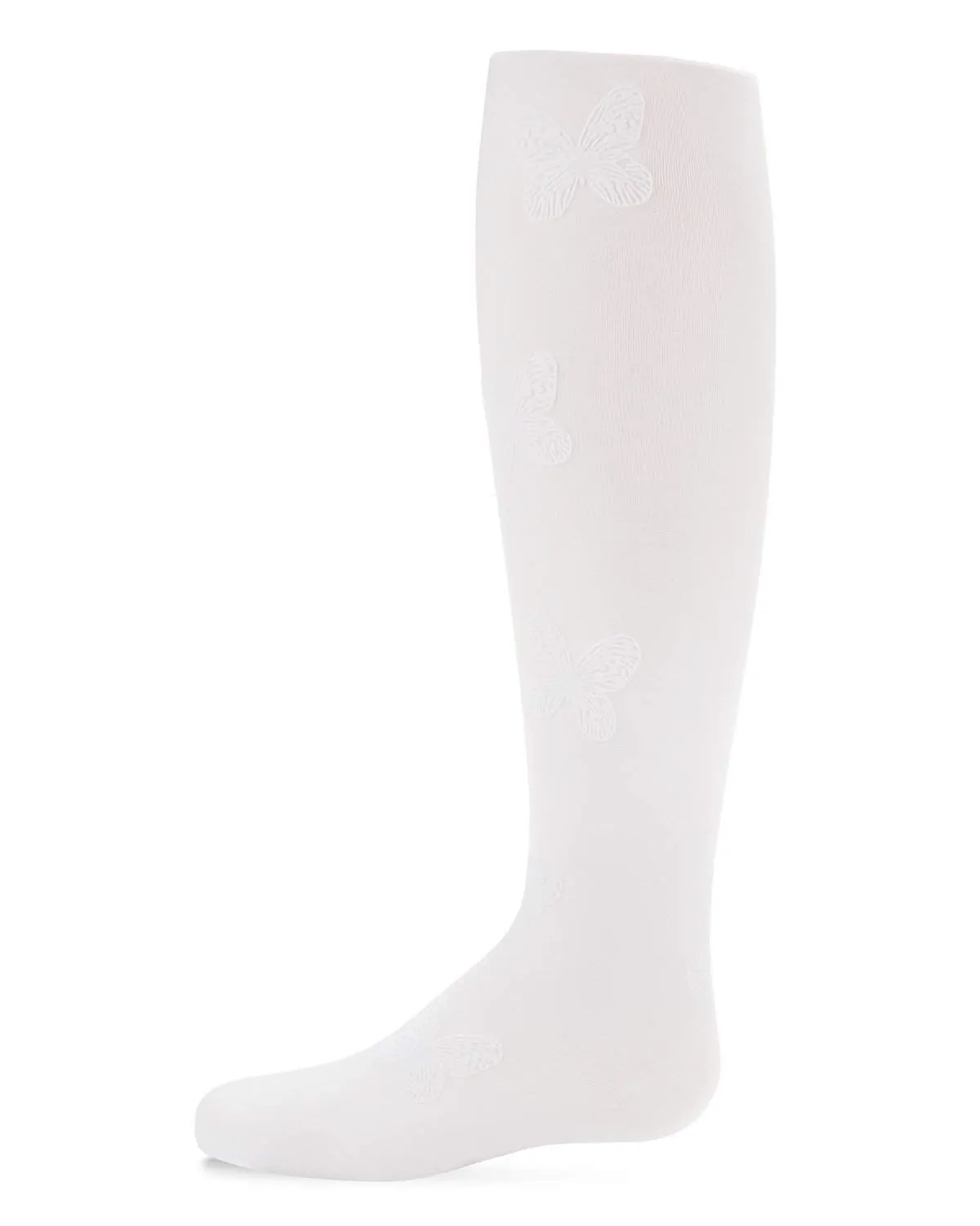 MeMoi Velvet Flocked Butterfly Tights