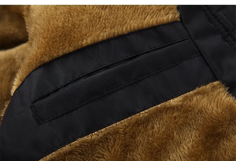 Men's Winter Cotton-Down Thick Hooded Parka