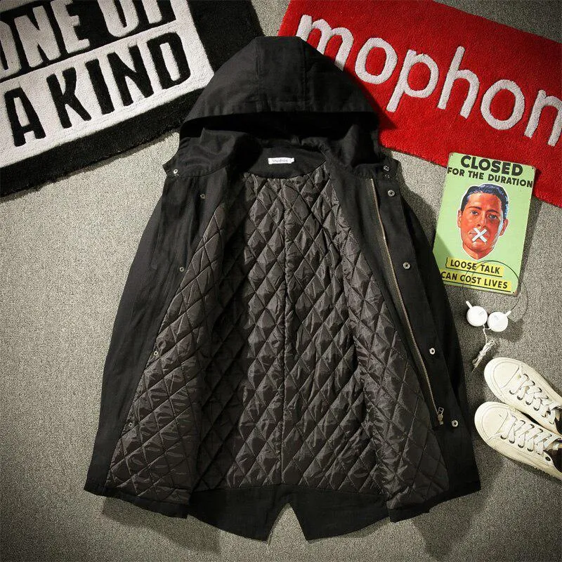 Men's Winter Cotton Warm Parka