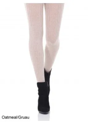 Merino Wool Ribbed Tights
