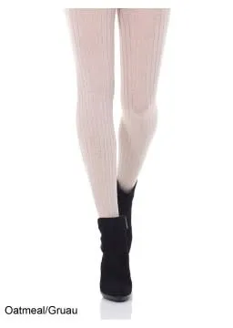 Merino Wool Ribbed Tights
