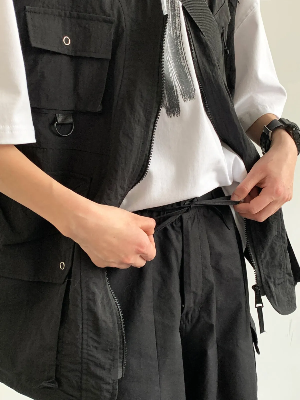 MV Retro Wide Leg Multi-Pocket Trousers