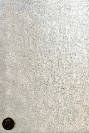 Natural Cream Silk Tweed Fabric