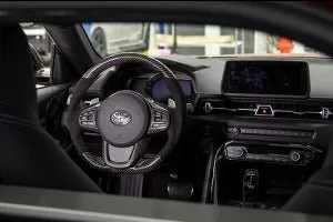 OLM LE Carbon Fiber Steering Wheel Covers 4pc (MK5 Supra)