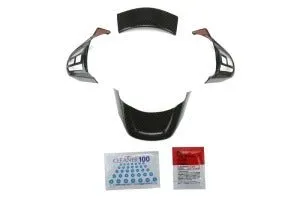 OLM LE Carbon Fiber Steering Wheel Covers 4pc (MK5 Supra)