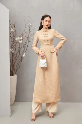 Orabelle Tweed Ao Dai