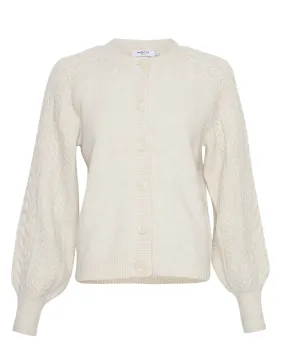 Peggy Cardigan - Ecru Melange