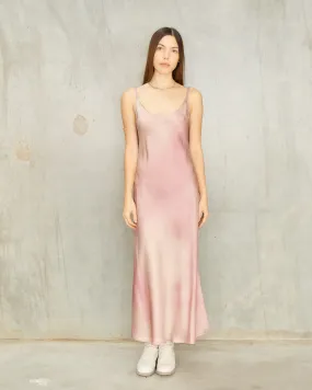 Pink Multi Silk Slip Dress