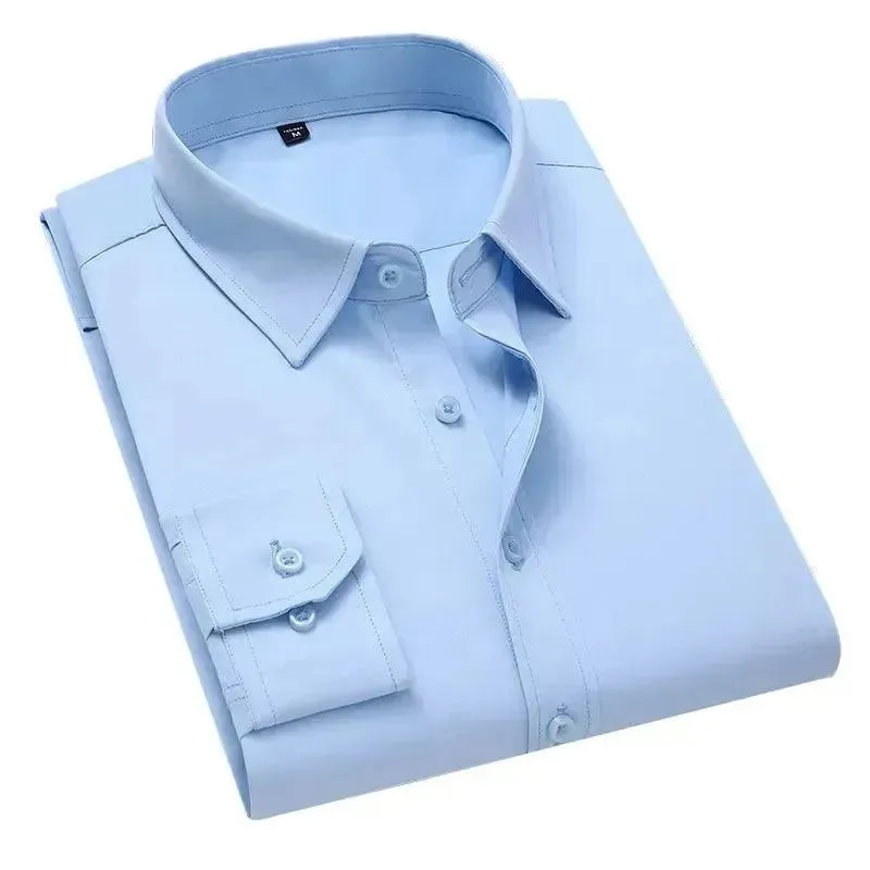 Plain Slim Fit Formal Dress Shirt