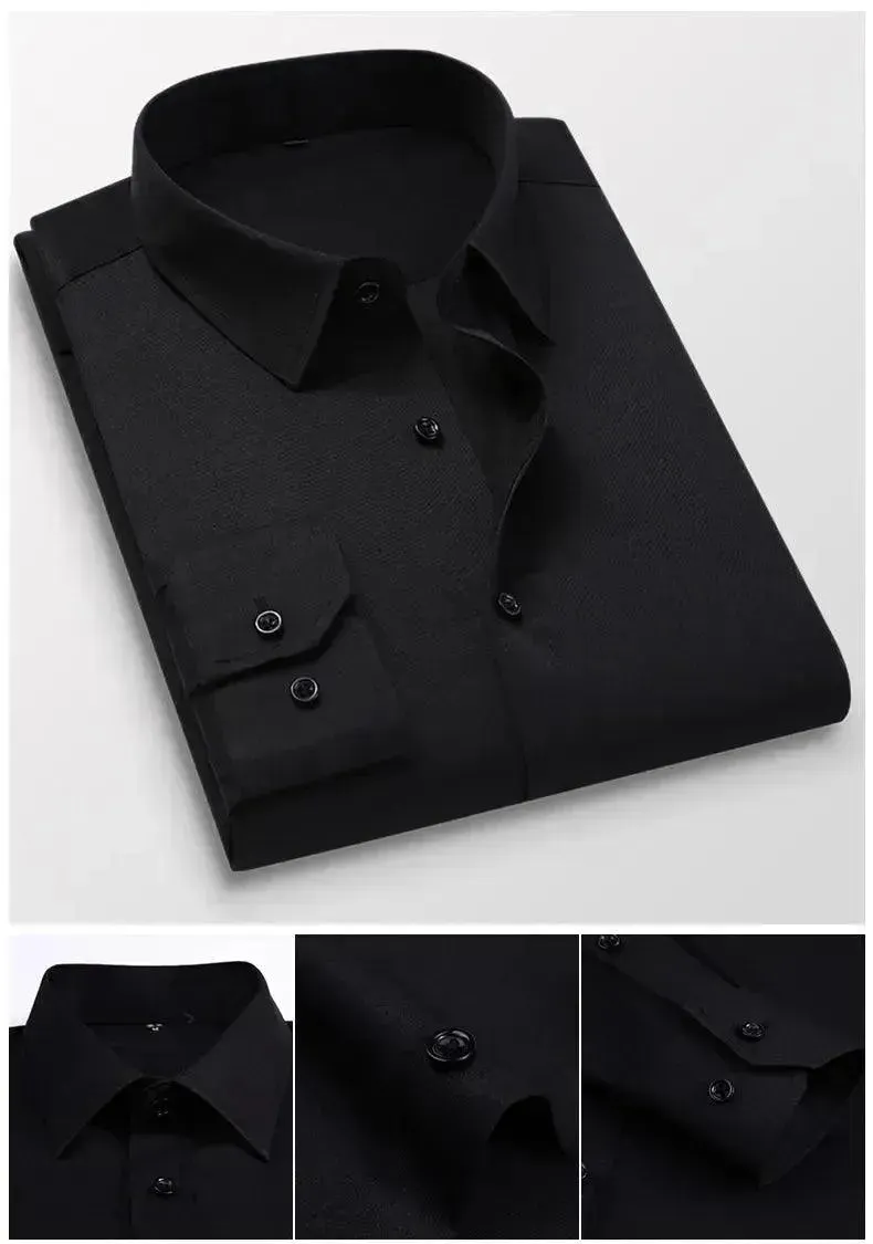 Plain Slim Fit Formal Dress Shirt