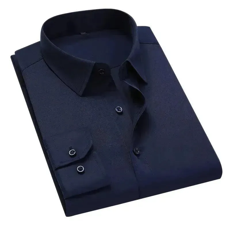 Plain Slim Fit Formal Dress Shirt