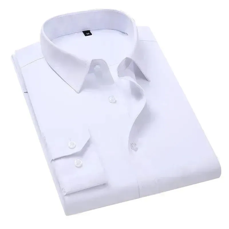 Plain Slim Fit Formal Dress Shirt