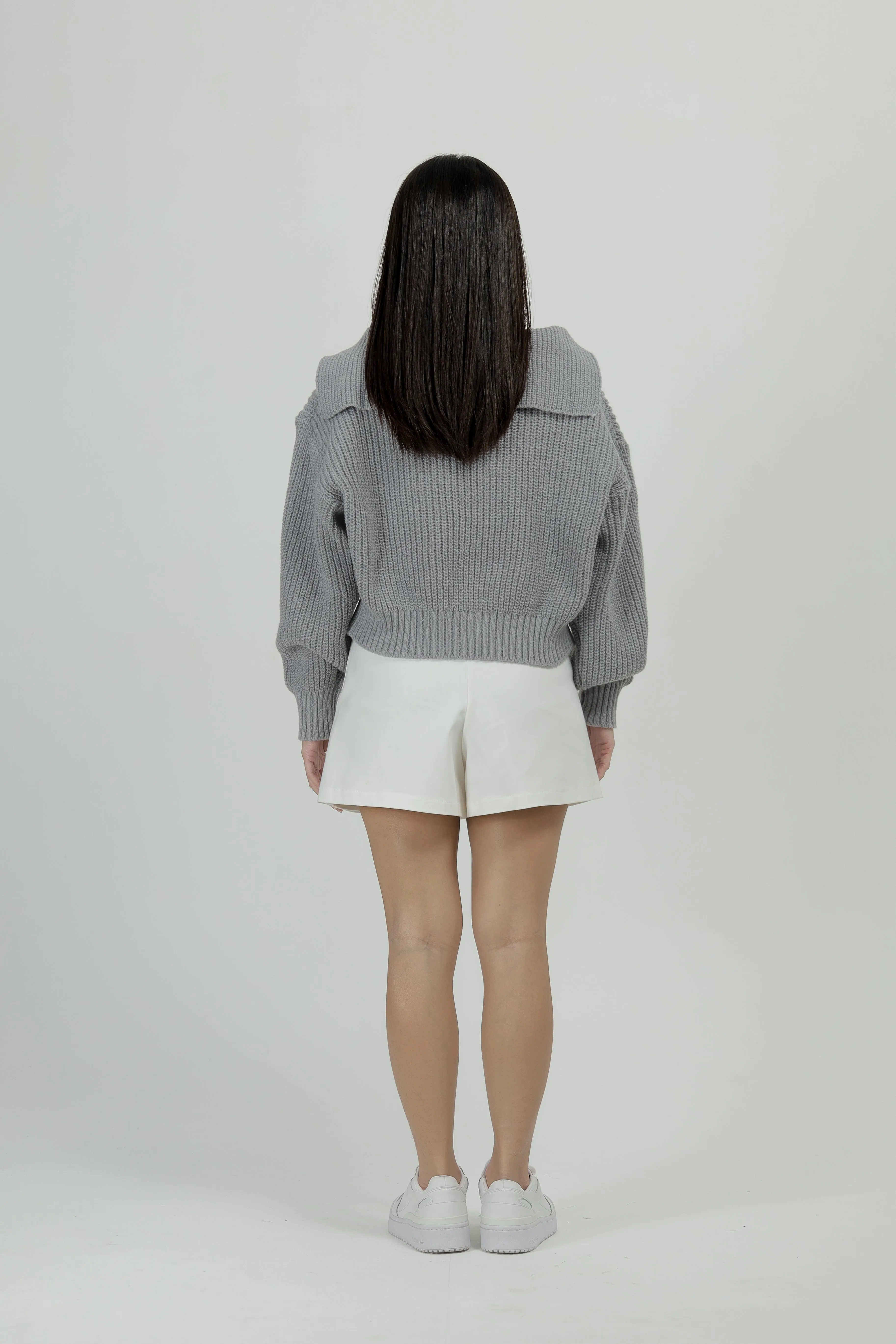 Renee Yarn Knit Crop Sweater