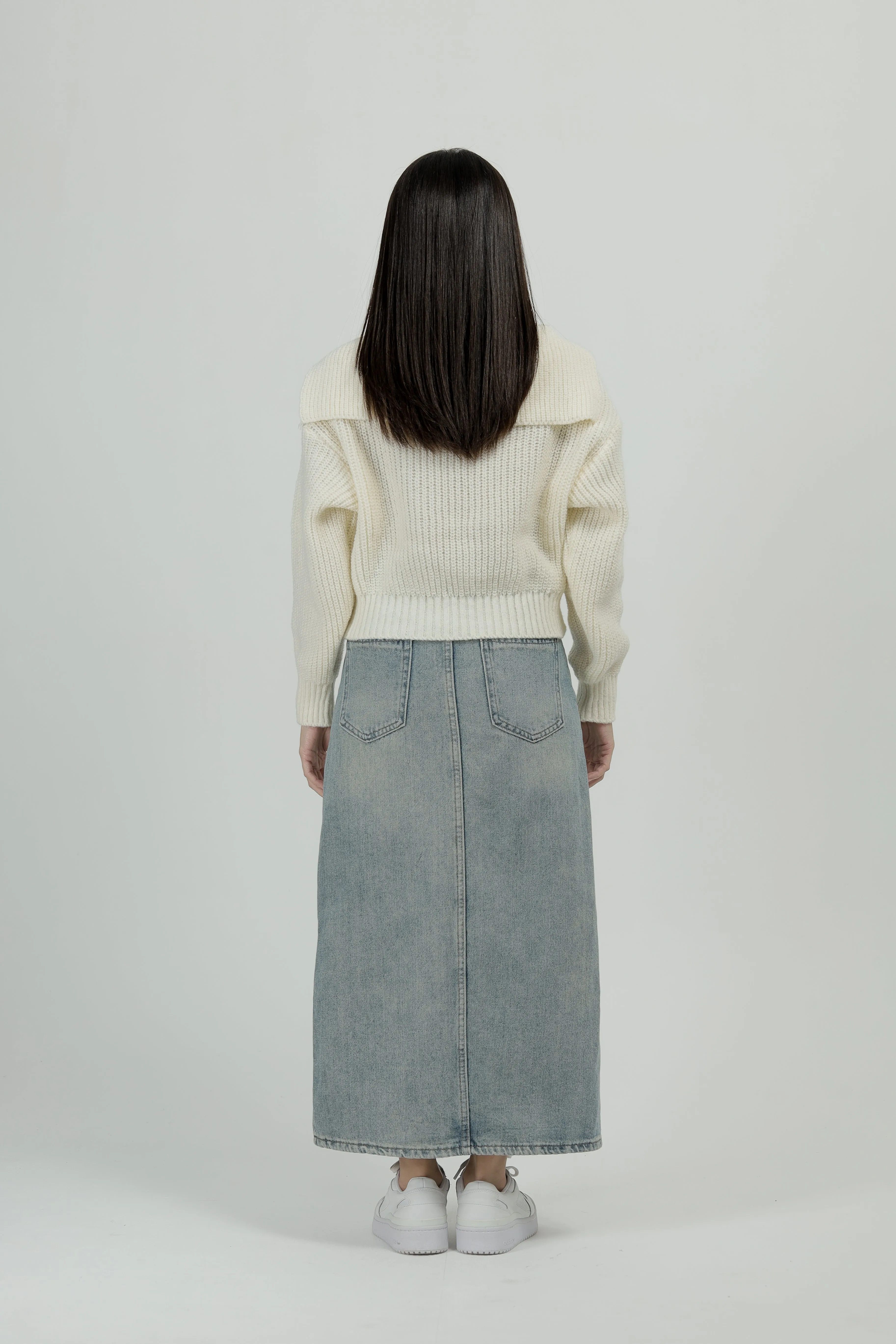 Renee Yarn Knit Crop Sweater