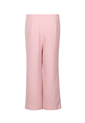 Retro wide-fit tweed trouser