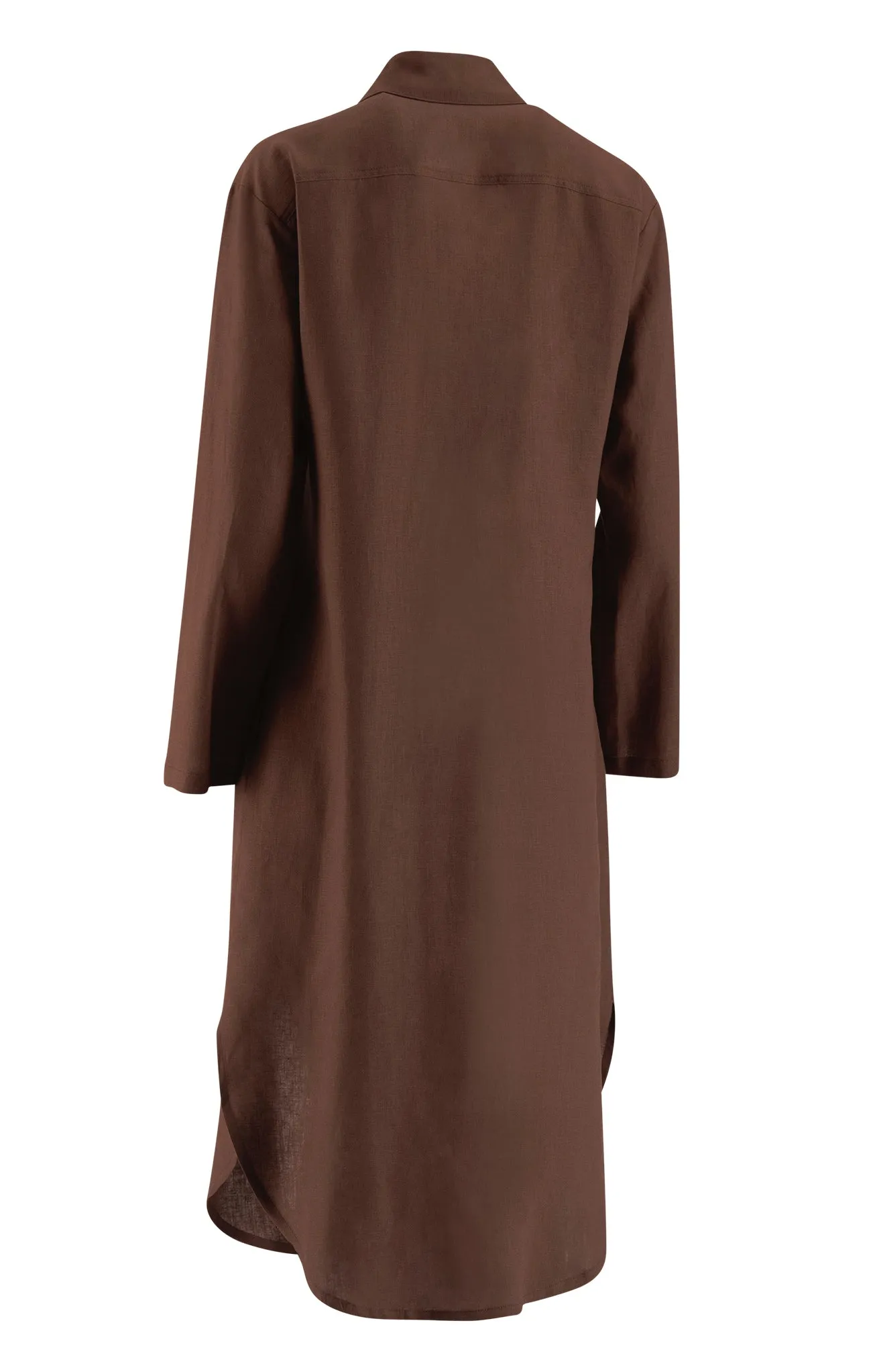Riley Shirt in Mocha Brown