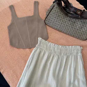 Simplicity Corset Knit Top