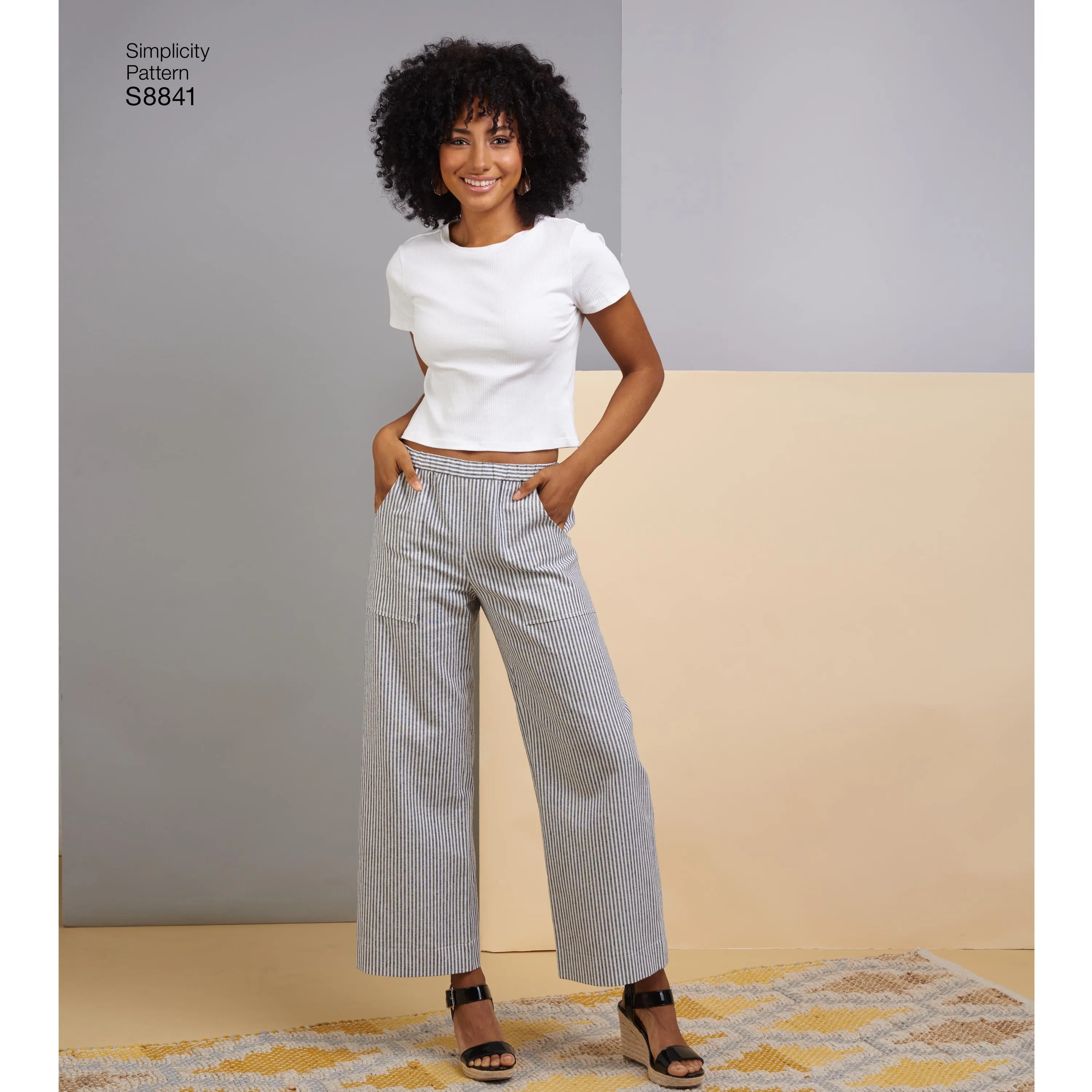 Simplicity Pattern 8841, Easy to sew pull on pants