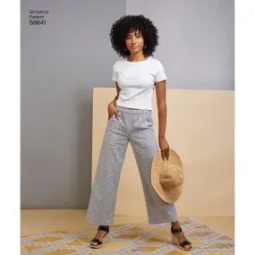 Simplicity Pattern 8841, Easy to sew pull on pants