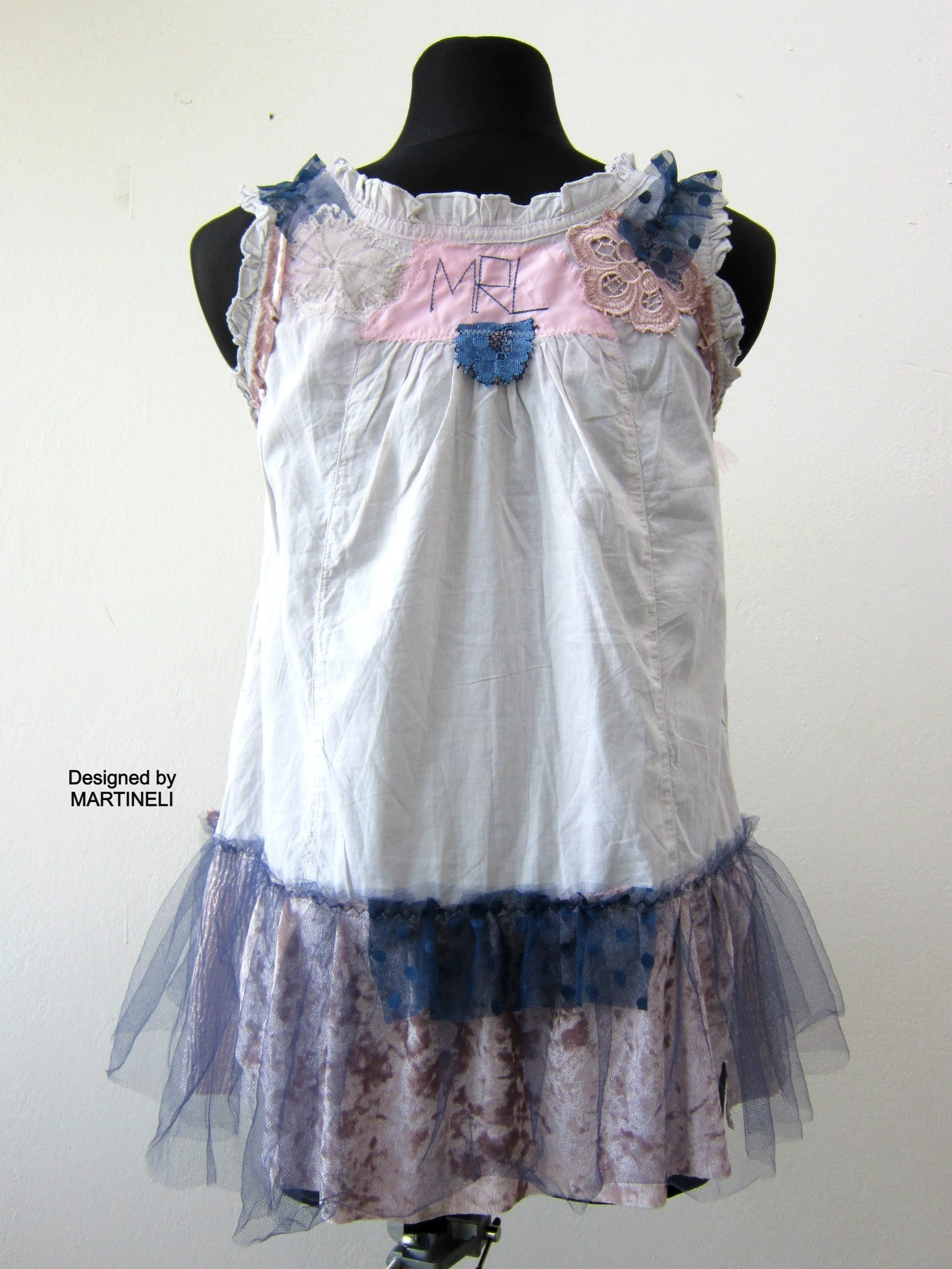 Sleeveless Summer Top,M Boho Chic Shirt Dress