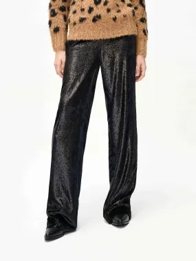 Soft Textured Straight Pants