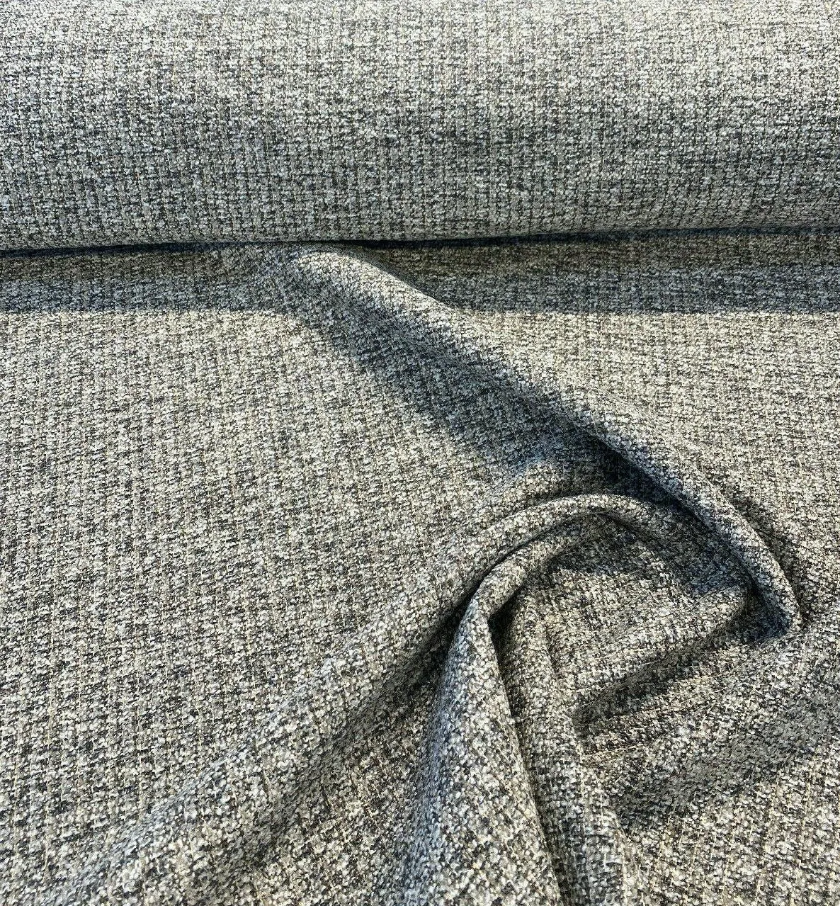 Splendor Pewter Tweed Lee Jofa Chenille Upholstery Fabric by the yard
