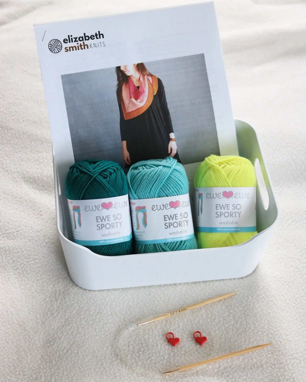 Sporty Forty Shawl Yarn Kit