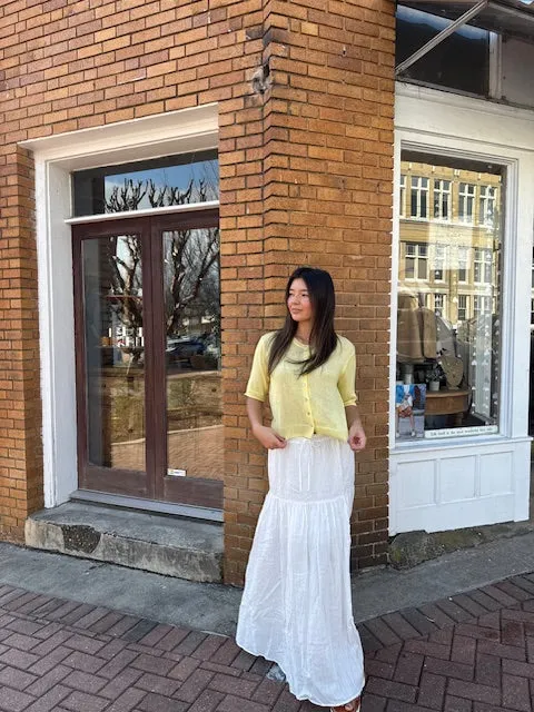 Sunbeam Cardigan Lemon