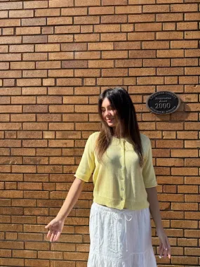 Sunbeam Cardigan Lemon