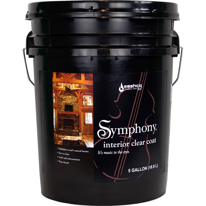Symphony Interior Log Clear Coat - 5 Gal.