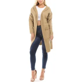 Thicken Double Pocket Hooded Cardigan