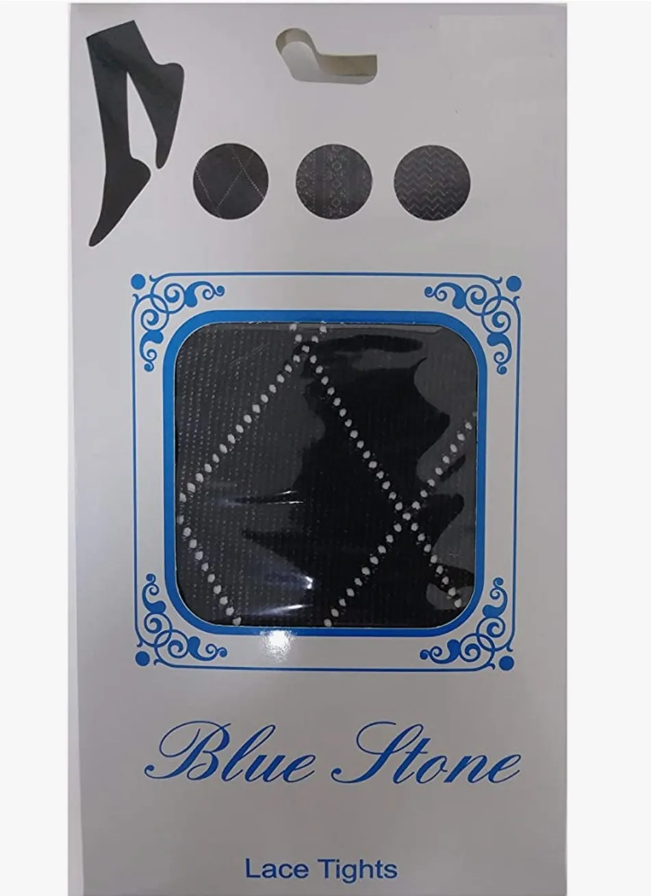 tights lace diamond