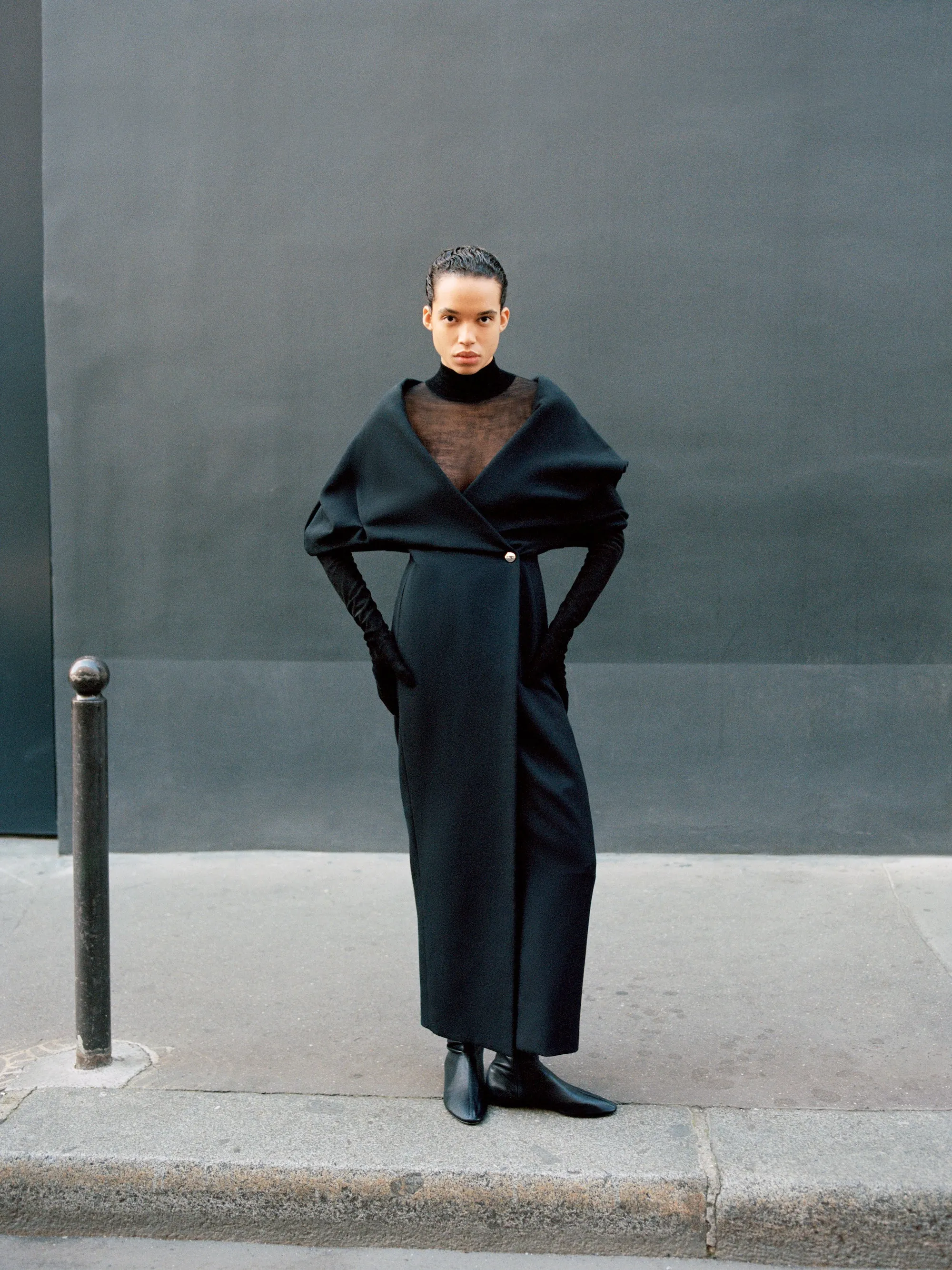 Truman Dress in Black