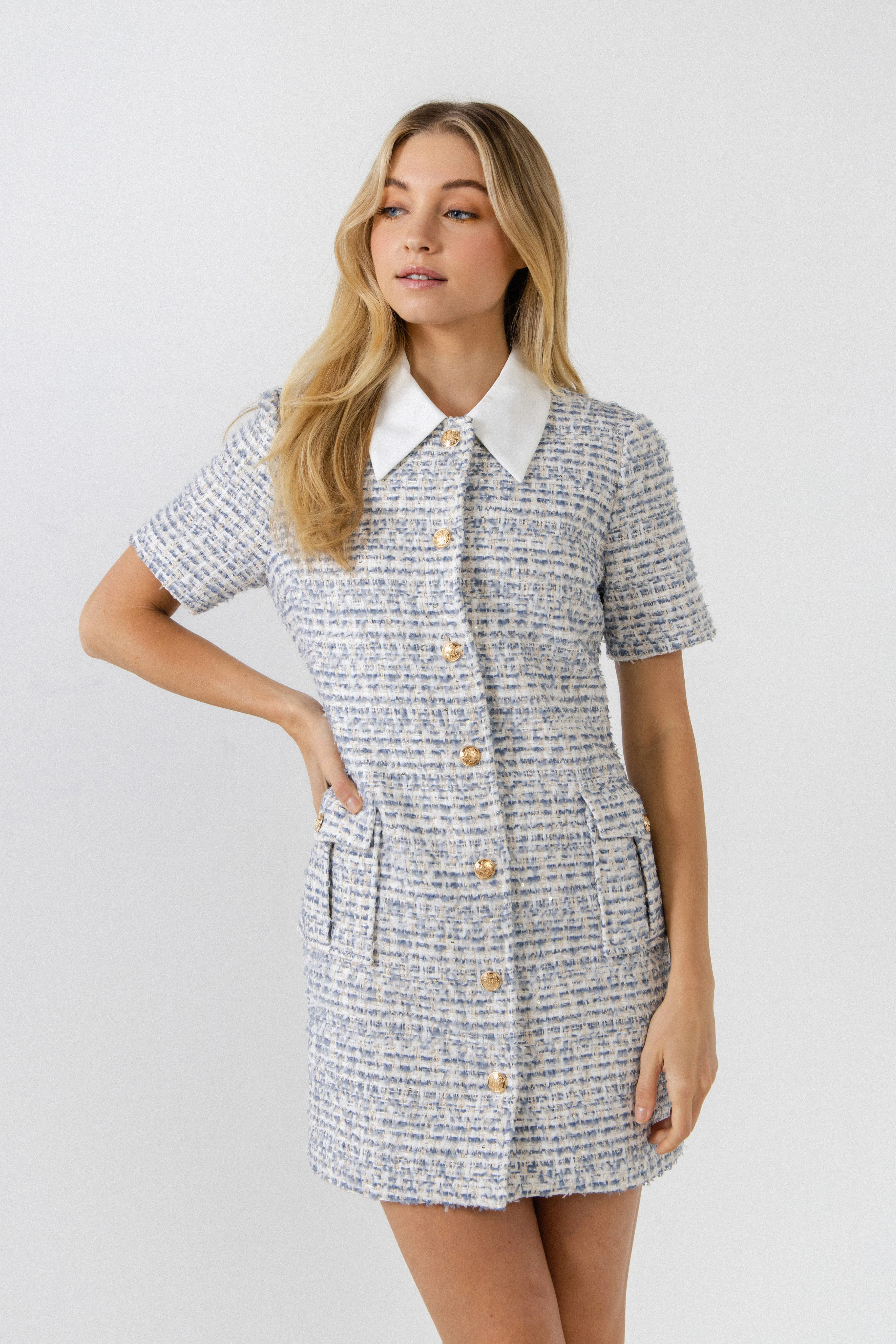 Tweed Mini Dress