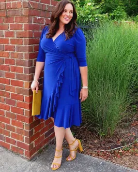 Whimsy Wrap Dress - Plus Size
