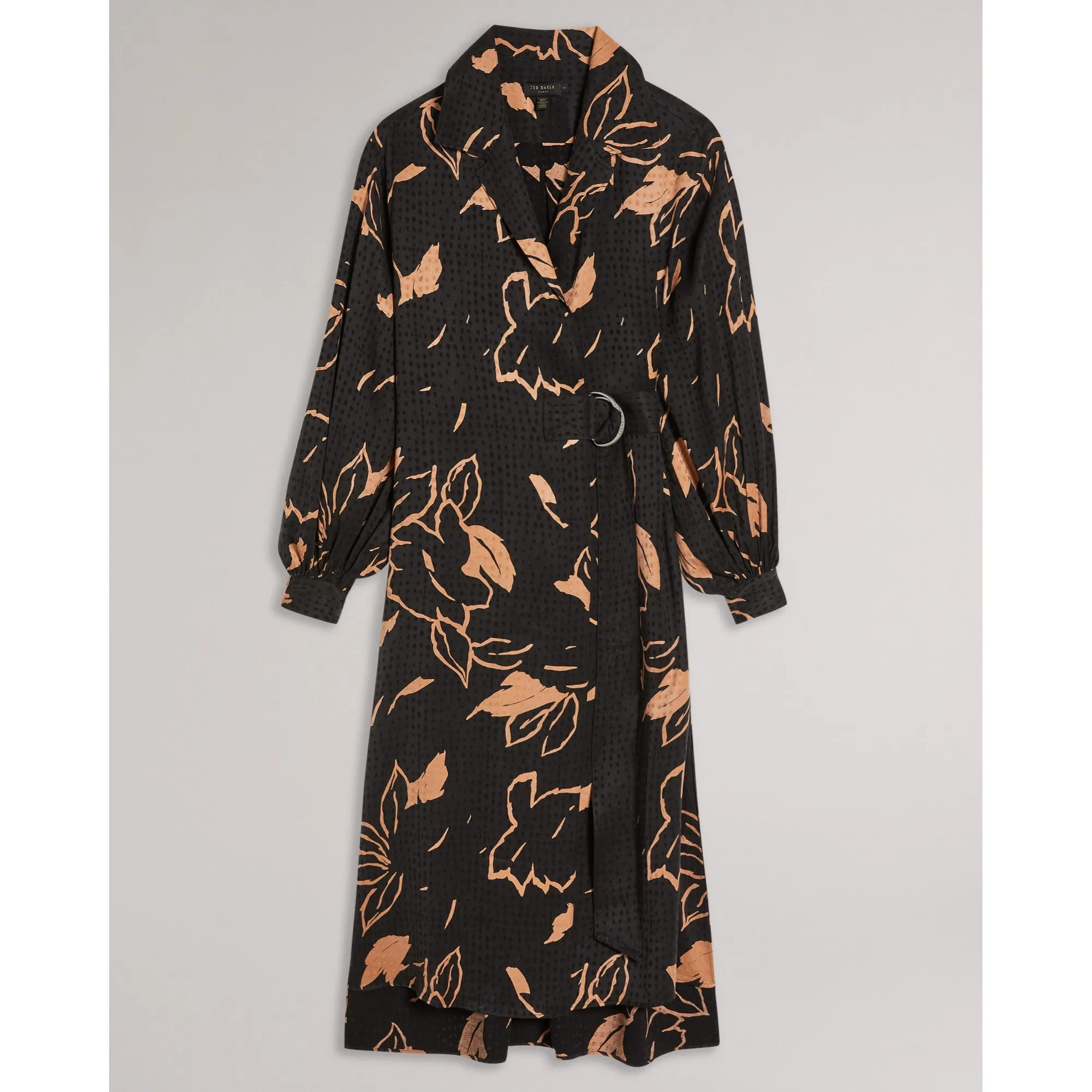 Women Wmd-Diaanna-Integral Wrap Dress With Belt Detail - Camel