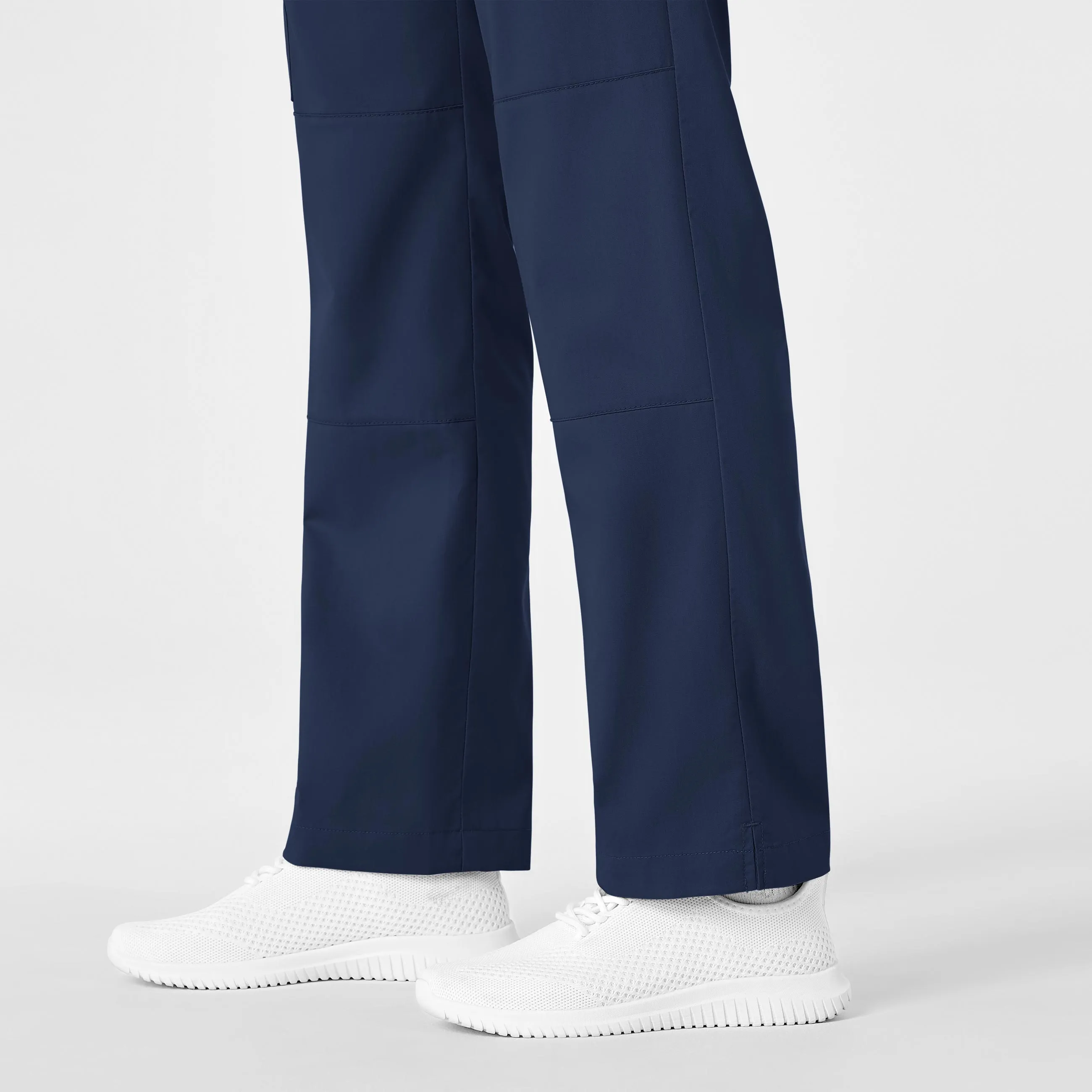 WonderWORK Women's Straight Leg Cargo Scrub Pant - Navy